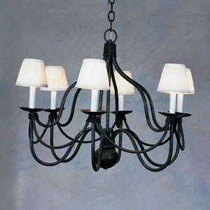 el levar wrought iron chandelier