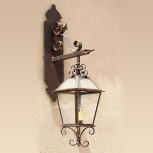 el socarrar noche  wrought outdoor lanterns