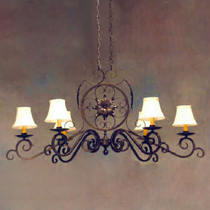 wrought iron chandelier - Serenada Buque