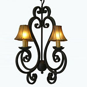 poderoso fantasia wrought iron chandelier