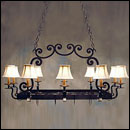 wrought iron pot racks