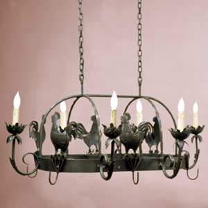 wrought iron pot racks
